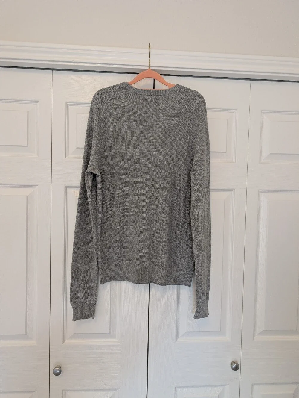 Penguin 100% Cotton Gray Pullover Sweater Sz M